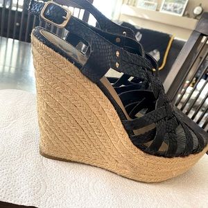 Fergalicious by Fergie wedges, like new, only worn a couple times.